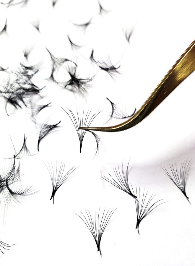 10D - 0.07 C and D Curl 1000 Premade volume fans loose Fans, Handmade eyelash extensions supplies Russian volume lash promade fan (10D - 0.07 - Curl C, 11mm) - Image 3