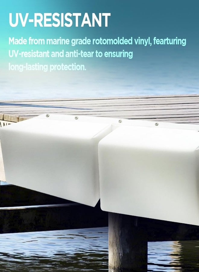 Sebnux Dock Fender Bumper Boat Dock Bumpers Dock Guard for Dock Side Edge (White, 36 Inch) - Image 4