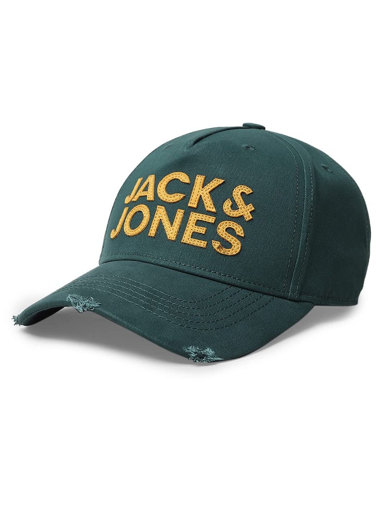 JACK & JONES Men's 100% Cotton JACLOGO COREBASEBALL Cap Forest Night ONE - Image 3