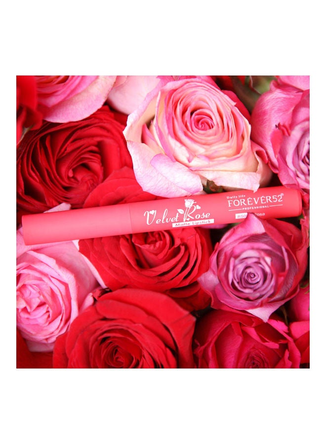 FOREVER52 Velvet Rose Matte Lipstick Light Red - Image 2