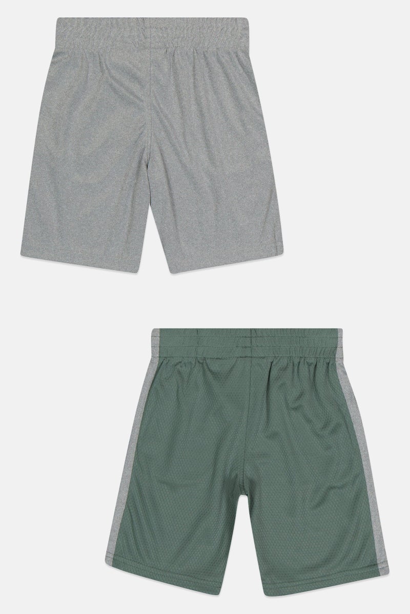 PUMA شورت تدريب للأطفال الأولاد 2 قطعة بشعار العلامة التجارية، متعدد الألوان - Image 2