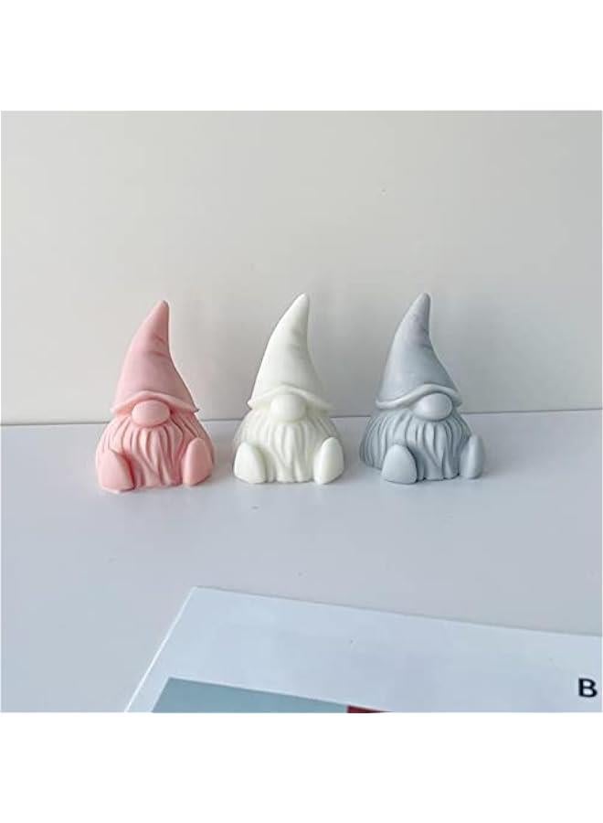 Silicone Mold - 1/2 Faceless Silicone Candle Molds | Aromatherapy Plaster Soap Silicone Mould | Mold Epoxy Dwarf Plaster Mold for Soap Resin Making,Wax - Image 4