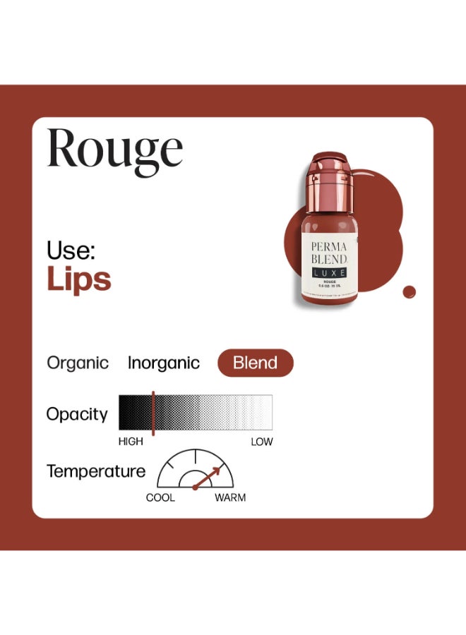 Perma Blend Luxe Lip Pigments Rouge 15Ml Lxrg1/2-S - Image 2