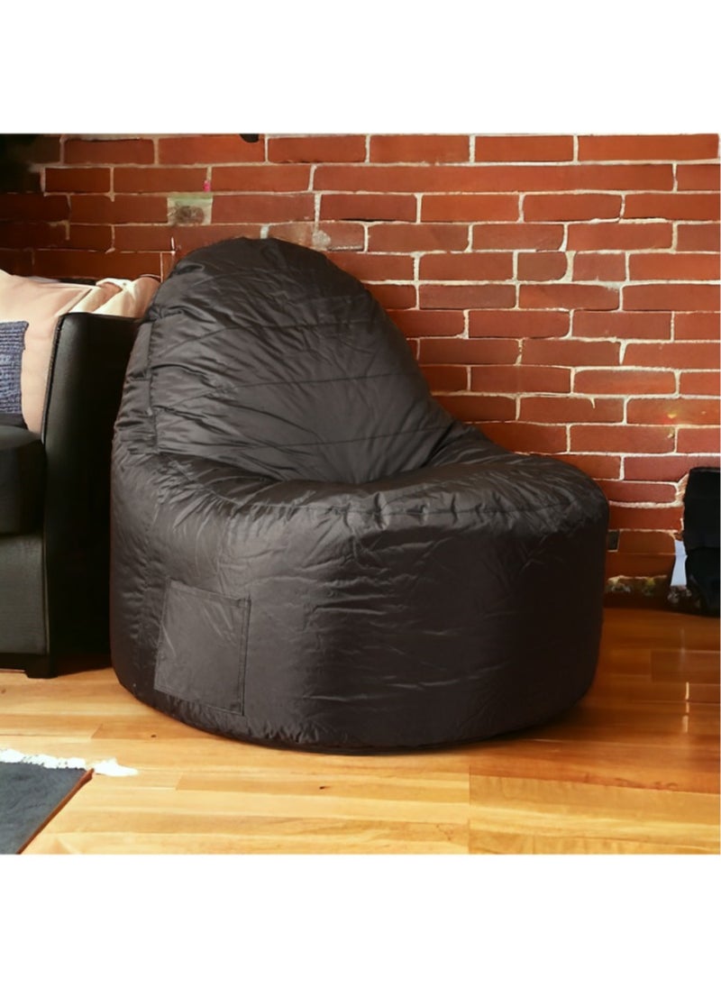 ANDERSON New Gamer Waterproof Bean Bag – Comfort and Style that Lasts - Black - 115x85 cm  - Image 1