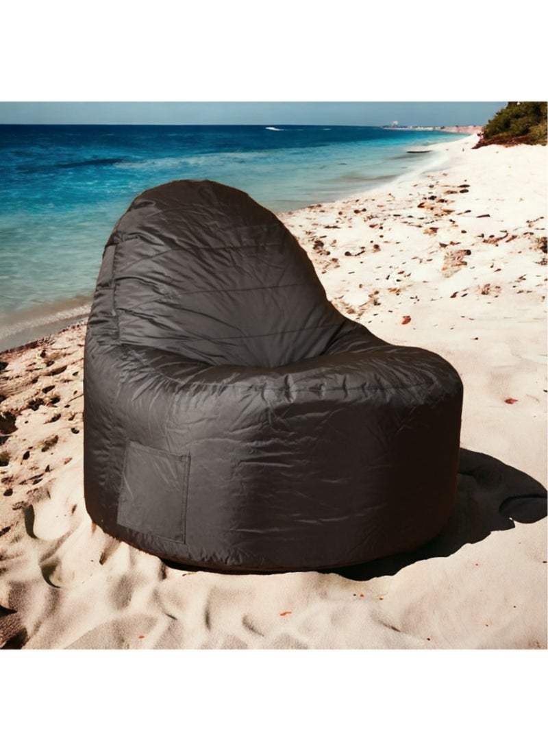 ANDERSON New Gamer Waterproof Bean Bag – Comfort and Style that Lasts - Black - 115x85 cm  - Image 2