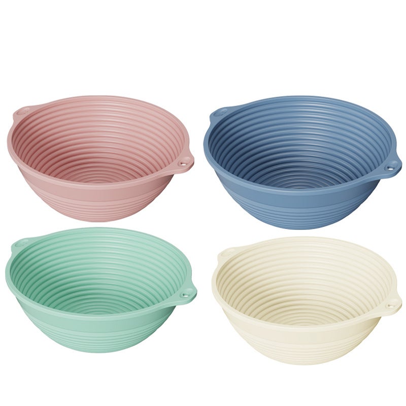 New Foldable Bread Silicone Fermentation Basket Bag Steel Wire High Temperature Oven Baking Dough Fermentation Bowl - Image 4