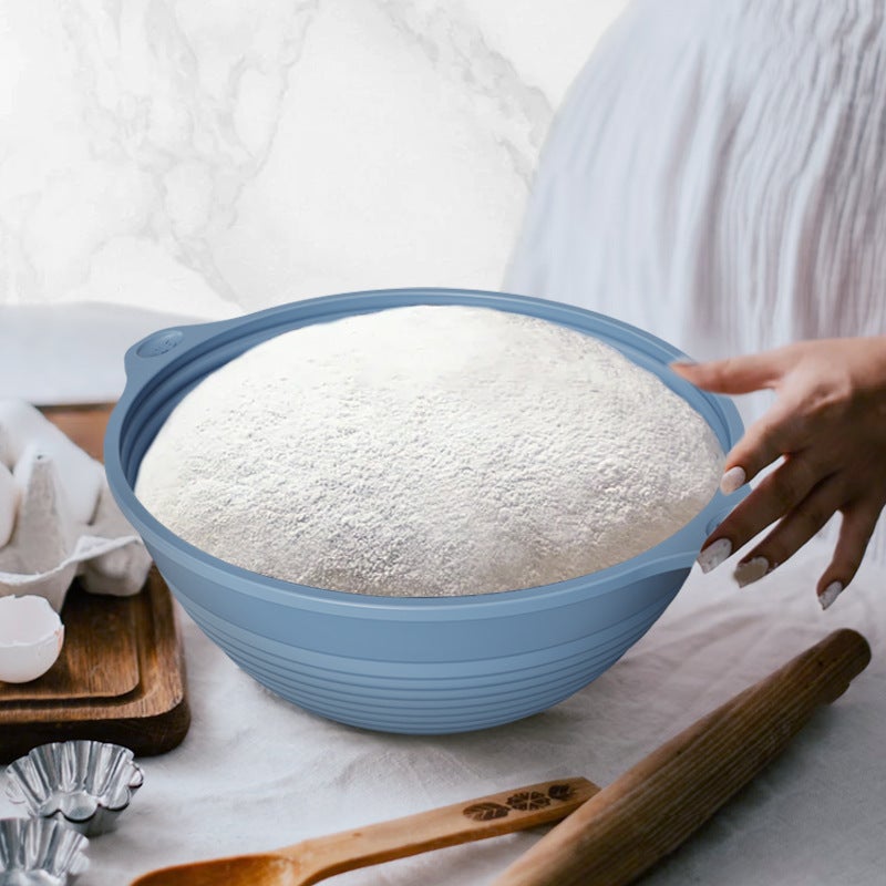 New Foldable Bread Silicone Fermentation Basket Bag Steel Wire High Temperature Oven Baking Dough Fermentation Bowl - Image 5