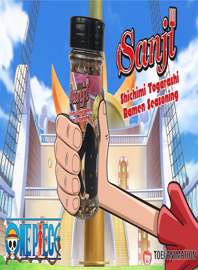 One Piece Sanji Shichimi Togarashi Spicy Ramen Seasoning Powder - Japanese Spice - Officially Licensed, 3.3 oz Bottle (Pack of 1) - Image 5