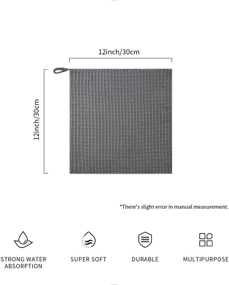 ووتش جيت منديل تنظيف من نوع Microfiber من شركة ، حزمة من 4 مناديل تنظيف من نوع Barista Micro Cloth - مناديل تنظيف من الألياف الدقيقة مخصصة لآلات الإسبريسو، قضبان البخار، وسطح العمل (مقاس 12 بوصة × 12 بوصة) - Image 2