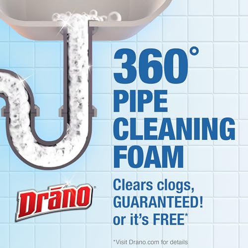 Drano Dual-Force Foamer Clog Remover, 17 oz (Pack of 5) - Image 4