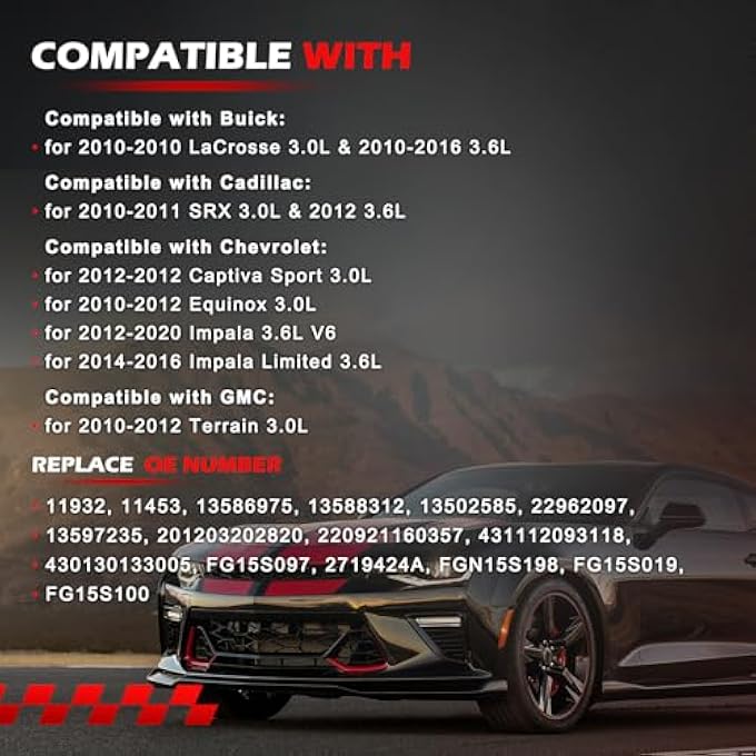 Autodevil 11932 Alternator 12V 150A Fits for LaCrosse Captiva Sport Equinox Terrain Impala V6 3.0L 3.6L Replace OE FG15S100, 22962097, 13588312 - Image 2