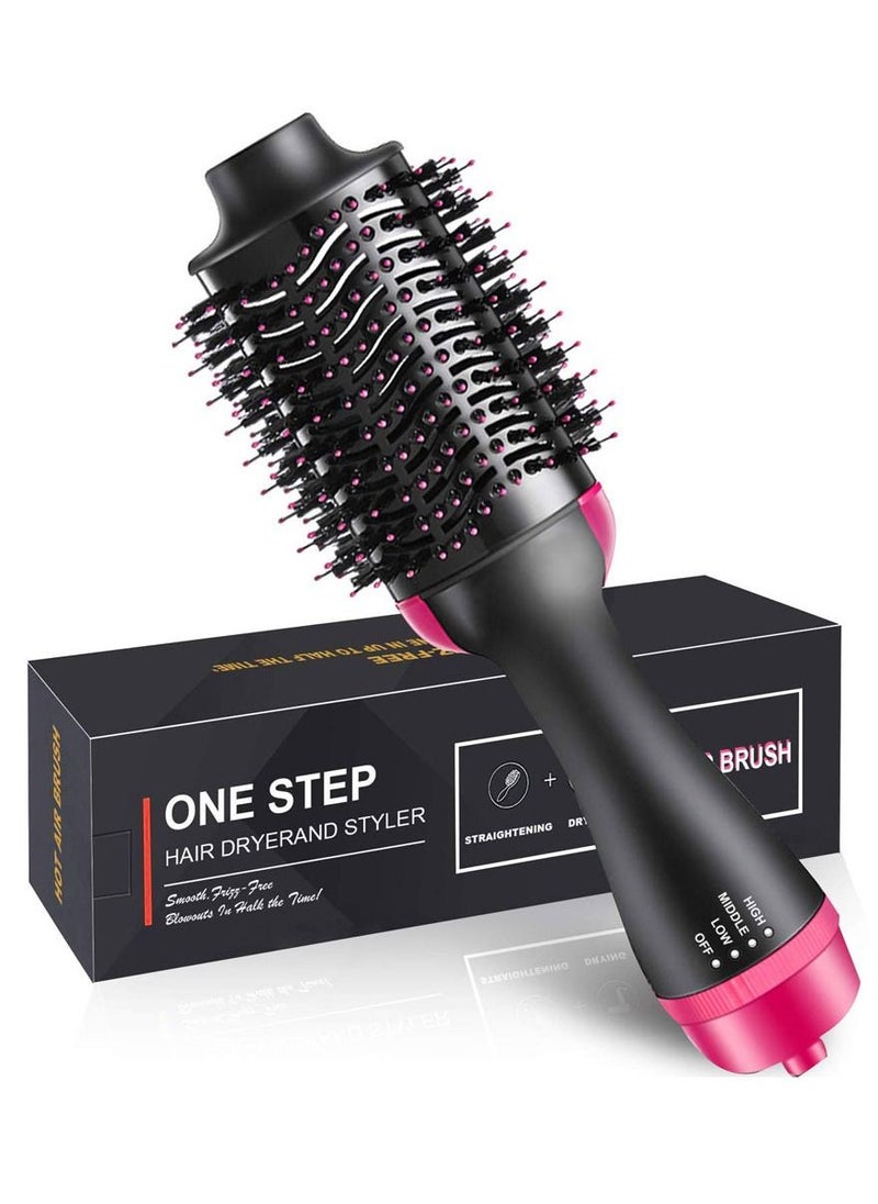 One Step - Hair Dryer Brush, Blow Dryer Brush, Anti-Frizz Hair Brush Blow Dryer, Negative Ion Hot Air Brush Styler and Dryer with Ceramic Coating, Blow Dry Brush for Straightening, Drying, Curling - Image 1