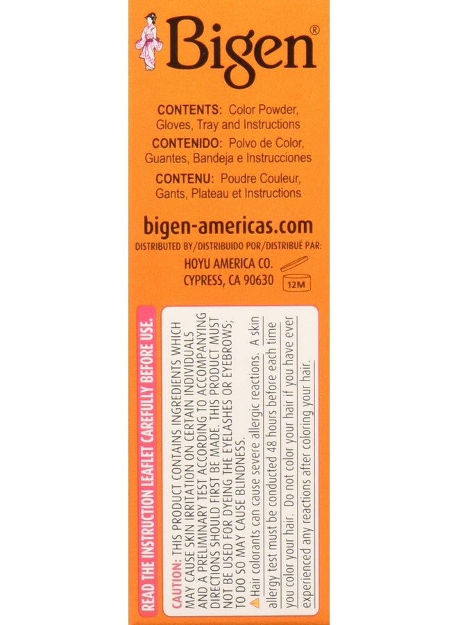 Bigen Permanent Powder Hair Color 58 Black Brown 1 Ea (Pack Of 4) - Image 2