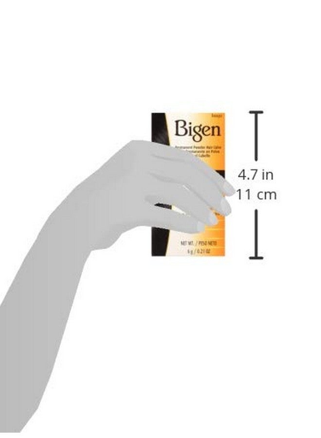 Bigen Permanent Powder Hair Color 58 Black Brown 1 Ea (Pack Of 4) - Image 4