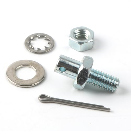 Jetuplusllc Throttle Cable Adapter Stud Kit #8009 for 1977-later Chevrolet Steel (Includes Nut, Washers, and Cotter Pin) - Image 3