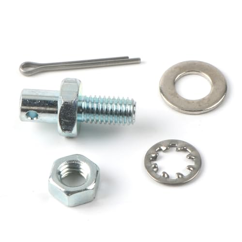 Jetuplusllc Throttle Cable Adapter Stud Kit #8009 for 1977-later Chevrolet Steel (Includes Nut, Washers, and Cotter Pin) - Image 5