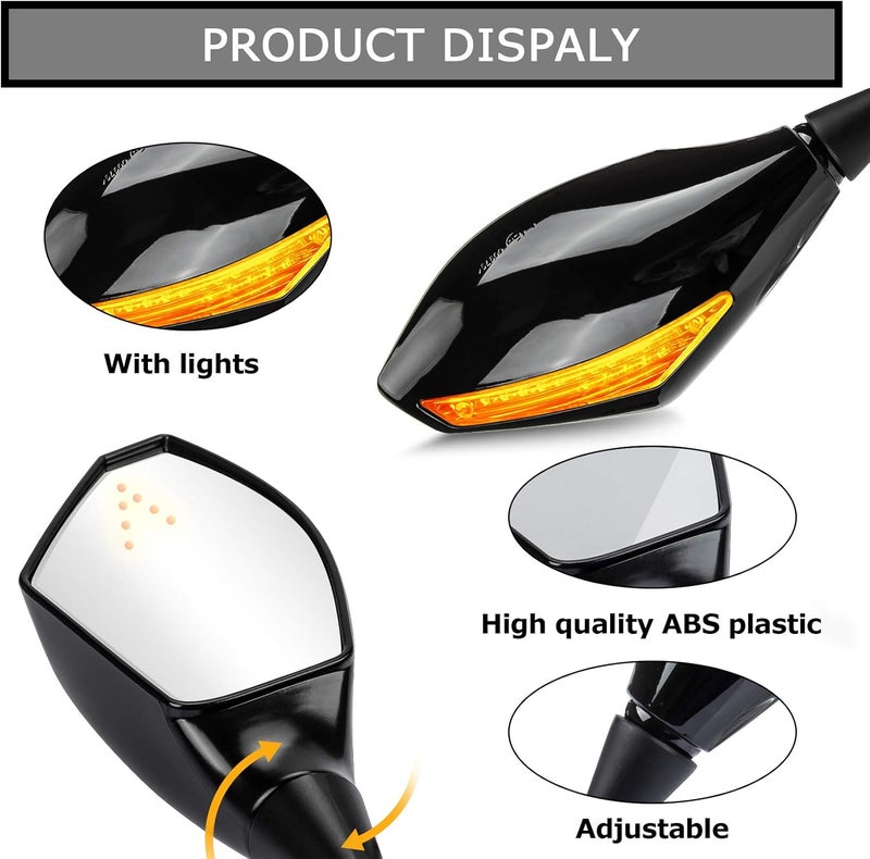 psler مصابيح إشارة الانعطاف LED من PSLER للمرايا الخلفية للدراجات الرياضية - Image 4