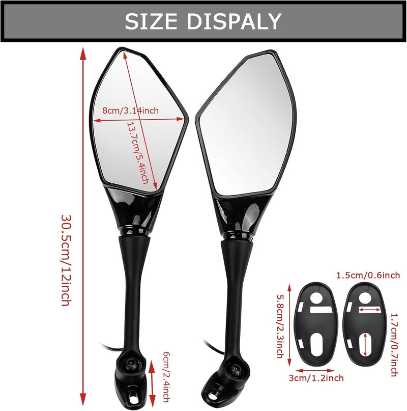 psler مصابيح إشارة الانعطاف LED من PSLER للمرايا الخلفية للدراجات الرياضية - Image 5