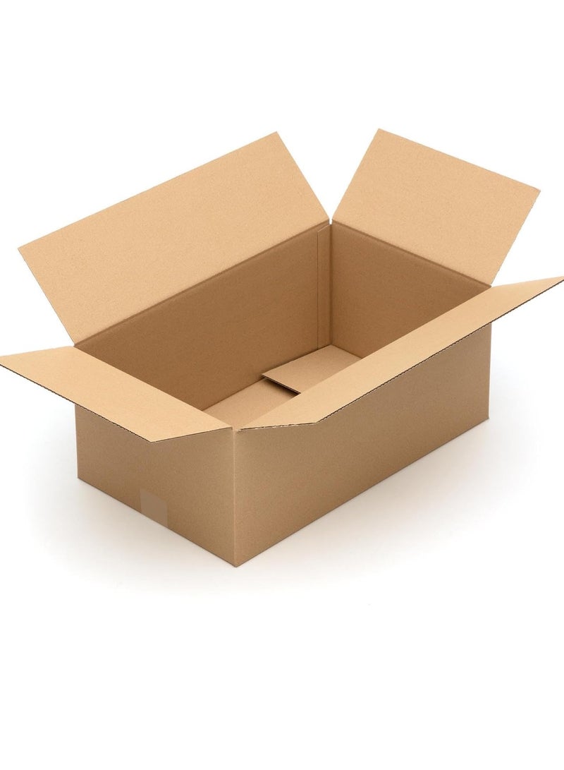 DUCHIC [5 PACK] CARGO BOX FOR SHIPPING (90x47x31), PACKING BOXES, BROWN CARTON BOX, HOUSE SHIFTING BOXES, CARDBOARD STORAGE BOX ORGANAIZER, SET OF 5 BOXES (90x47x31) - Image 1