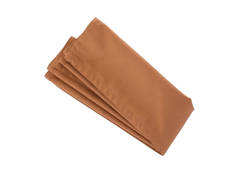Switchon Solid Color Dining Table Napkins Set of 6 | 16x16 inch Cloth Napkins with Double Stitched Corners | Washable, Durable, Fast Color | Made in India for Home, Cafes & Restaurants - Image 3