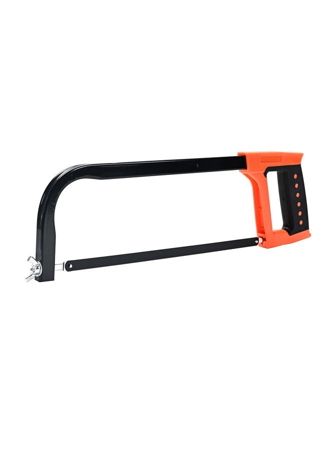 LAWAZIM Hacksaw Frame with Plastic Handle - 12inch - Lightweight, Ergonomic Design for Comfortable Cutting of Wood and Metal - Heavy-Duty Hand Saw for DIY, Home Improvement, and Professional Use - Image 2