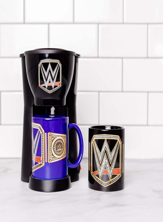 Uncanny Brands WWE Single Cup Coffee Maker Gift Set with 2 Mugs - Jolt Up Like A Champion - Image 4