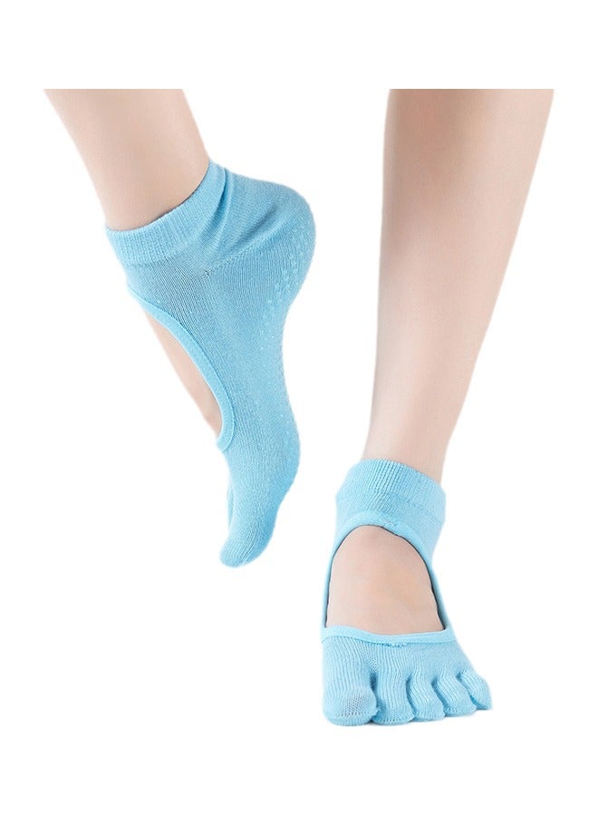 Generic Anti-Skid Breathable Fitness Yoga Socks  - Image 1