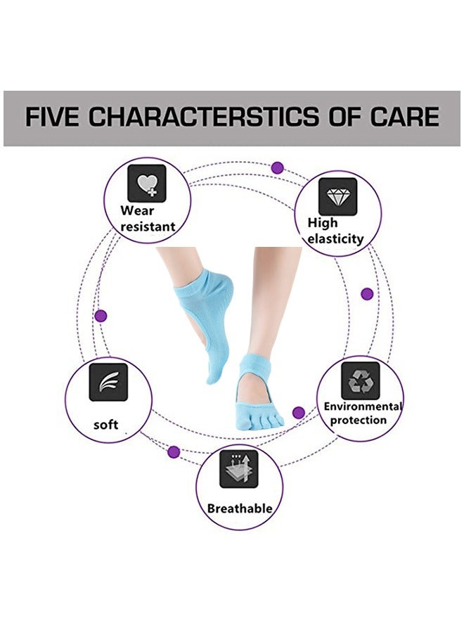 Generic Anti-Skid Breathable Fitness Yoga Socks  - Image 2