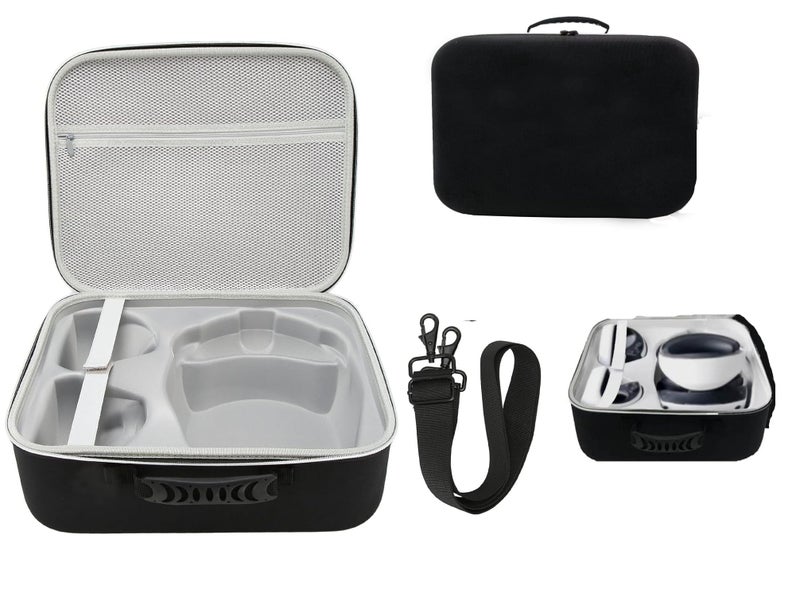 New World PSVR2 Carrying Case, Storage Bag Travel Bag for PSVR2 Controller and Headset, Carrying Bag for PSVR 2,Lightweight Travel Storage Bag Compatible with Playstation VR2 - Image 1
