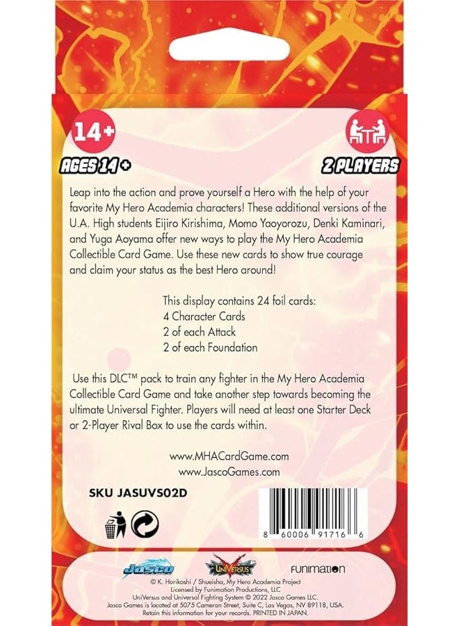 Jasco Games My Hero Academia Collectible Card Game Series 2 Crimson Rampage Deck-Loadable Content | Trading Card Game for Adults and Teens | Ages 14+ | 2 Players | Avg. Playtime 20-30 Mins | Made - Image 1