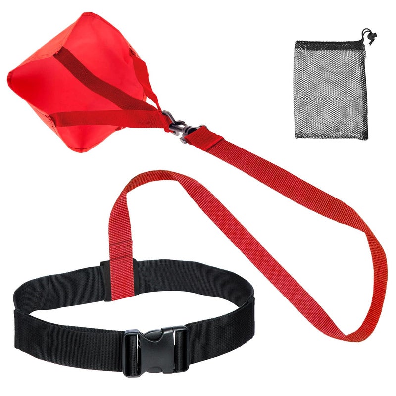 BULLETSHAKER Swim Parachute - Resistance Training Equipment with Swimming Tempo Trainers - Image 1