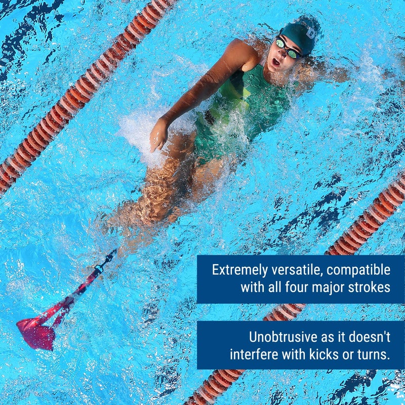 BULLETSHAKER Swim Parachute - Resistance Training Equipment with Swimming Tempo Trainers - Image 5