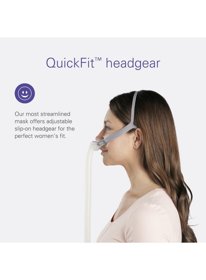 Resmed ResMed AirFit P10 Headgear with Clip - Replacement CPAP Headgear - Frame System & Nasal Pillows Cushion Not Included - Pink - Image 2