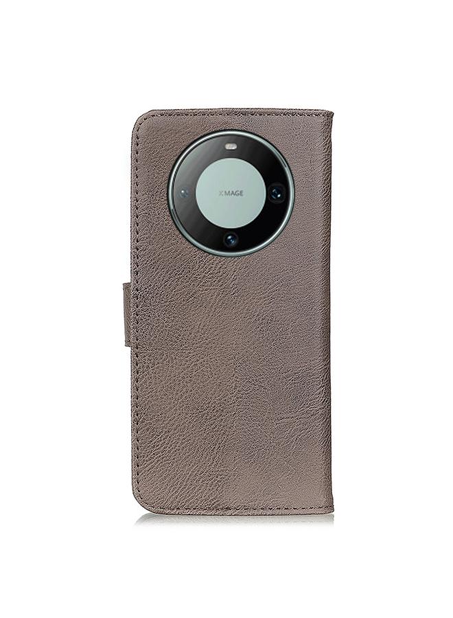 Zaboon Case For Huawei Mate 60 Pro KHAZNEH Cowhide Texture Horizontal Flip Leather Phone Case - Image 3