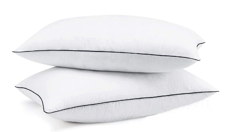 Habitat Bed Adele Pillows for Sleeping Queen Size Pillow 20 x 30 Inch Set of 2 Hollow conjugated Pillow Home Hotel Collection Fluffy Pillows Soft and Firm Down Alternative Fill 2 Pack - Image 1