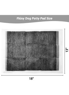 HQ-GAMING Rabbit Pee Pads 100 PCS Disposable Bunny Pads Charcoal Leak-Proof Super Absorbent Potty Training Pad with Quick-Dry Surface for Dogs Puppies Cats Kittens or Small Pets  - Image 2