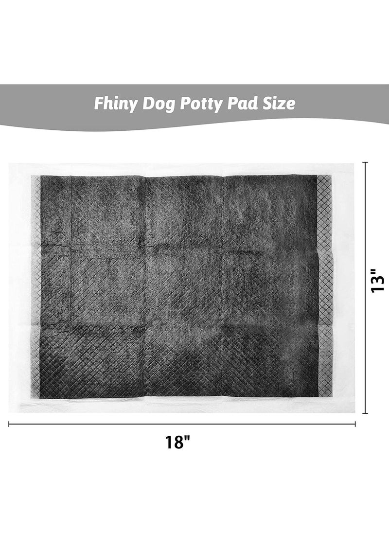 HQ-GAMING Rabbit Pee Pads 100 PCS Disposable Bunny Pads Charcoal Leak-Proof Super Absorbent Potty Training Pad with Quick-Dry Surface for Dogs Puppies Cats Kittens or Small Pets  - Image 2