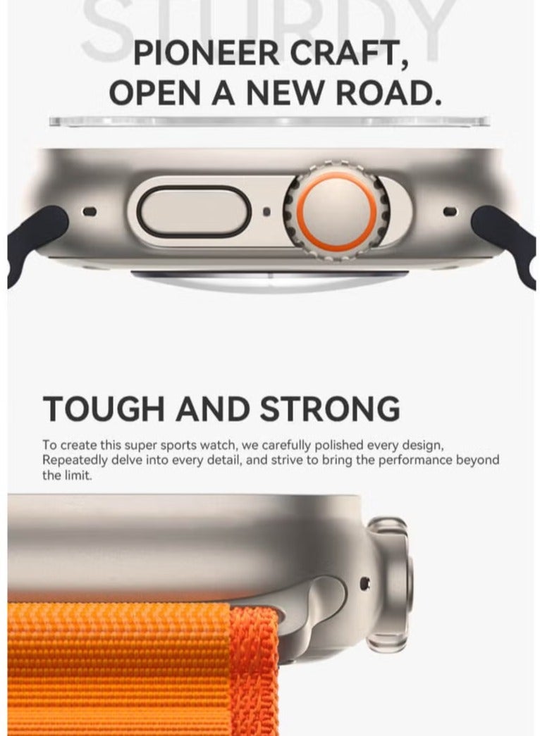 ELTRAZONE New HW68 Ultra Smart Watch – 49mm HD Screen with Compass & NFC for Men - Image 2