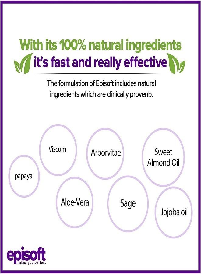 Episoft 2 Pack Hair Removal Inhibitor Serum 30ml for Women and Men - Image 5