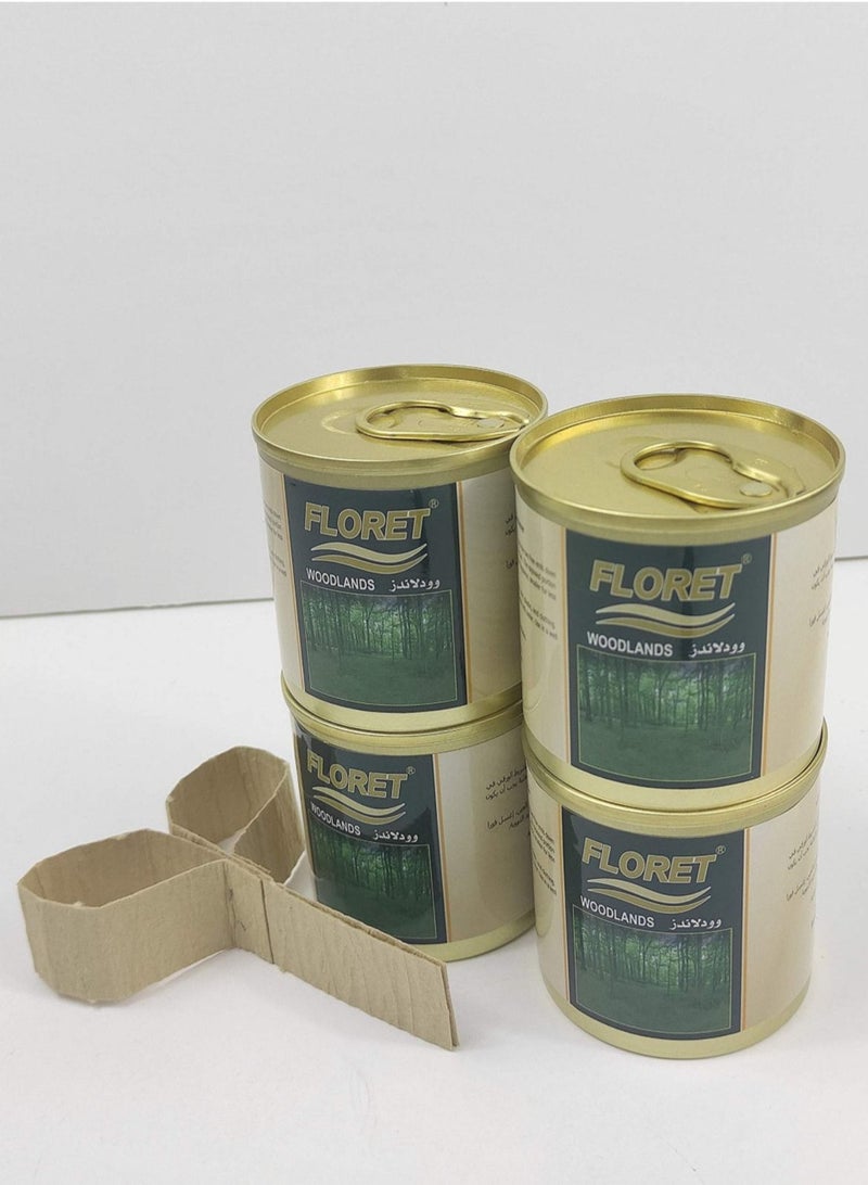 معطر سائل إمريكي فلوريت 4 قطع برائحة الوودلاندز