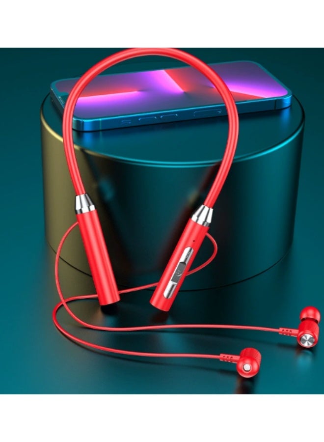 EBMINI New Digital Noise Cancelling Neck Hanging Wireless Bluetooth Earphones