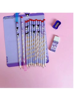 Huitich Sanrio Character Triangular Pencil Sets with Accessories  - Image 4