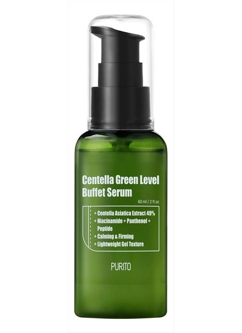 Centella Green Level Buffet Serum 60ml/ 2 fl oz, serum for face, Centella Asiatica,Recovery facial SERUM,vegan