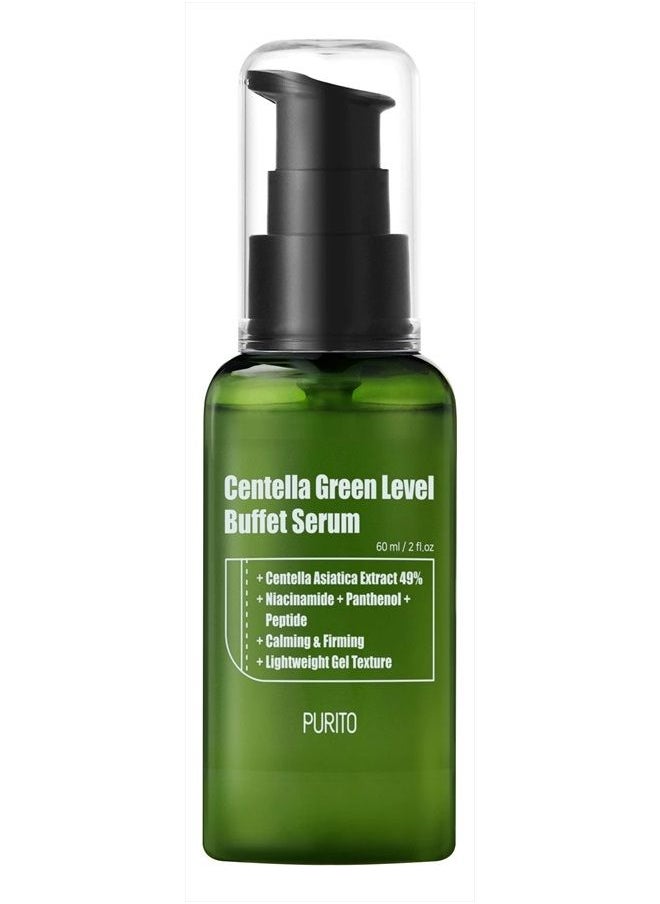 PURITO - Centella Green Level Buffet Serum 60ml/ 2 fl oz, serum for face, Centella Asiatica,Recovery facial SERUM,vegan - Image 1