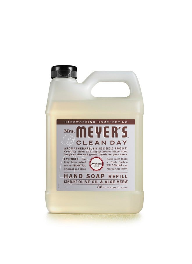 Mrs. Meyer's Clean Day Mrs. Meyer's Clean Day Liquid Hand Soap Refill, Lavender Scent, 33 fl oz (651318)  - Image 1