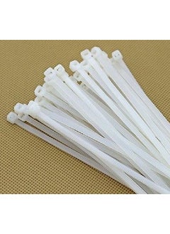 AIRSON AIRSON Wonder Quick Tie 12 Inch Cable Ties 300 x 36 mm Nylon Zip Wire Organizer Self Locking Tie White pack of 200 pcs  - Image 1
