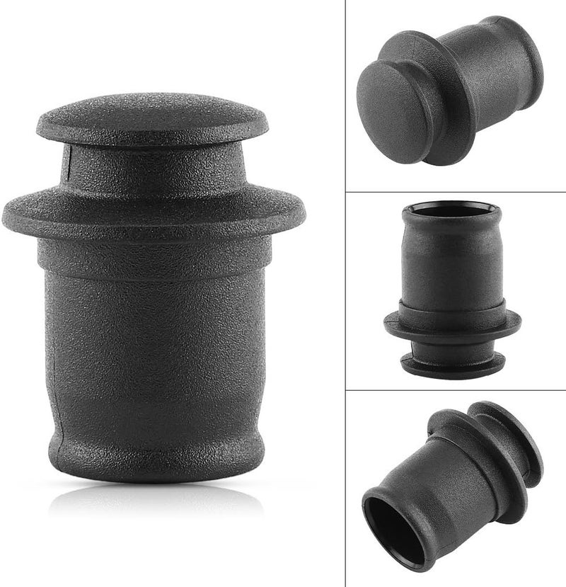 klarako Dustproof Cover Cap,Universal Car Cigarette Lighter Socket Cover ABS Dustproof Cap Auto Accessory Fit for 2.1cm, 2.2cm Cigarette Lighter Socket Black (Pack of 2) - Image 4