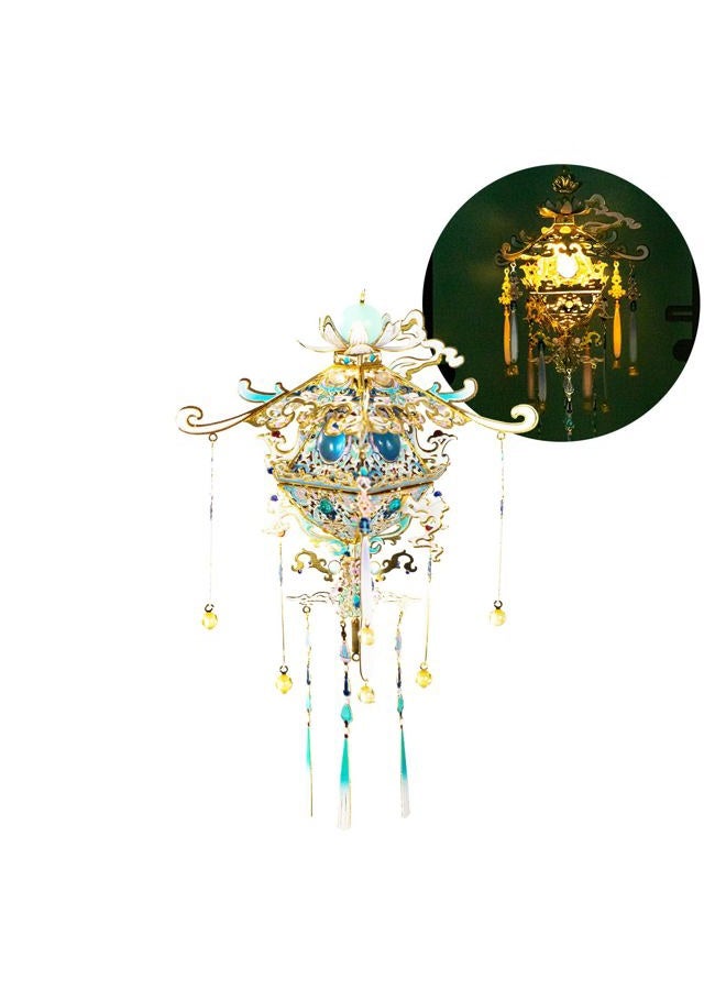 Mu Scented Sachet C 3D Metal Puzzle Model Kits Building Kits for Adult to Build, Chinese Culure Palace Puzzles Jigsaw Miniature Building, Desk Home Decor DIY Sets - Image 2