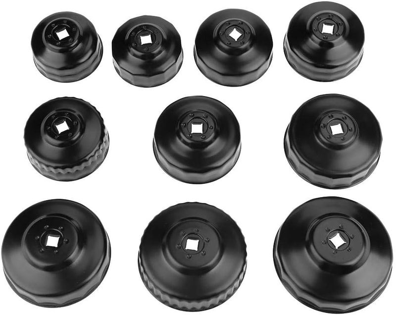 klarako Oil Filter Wrench Set, 11pcs Universal Oil Filter Cap Wrench Set Oil Filter Sockets Removal Tool Kit with Portable Carrying Case for Auto Repair - Image 5