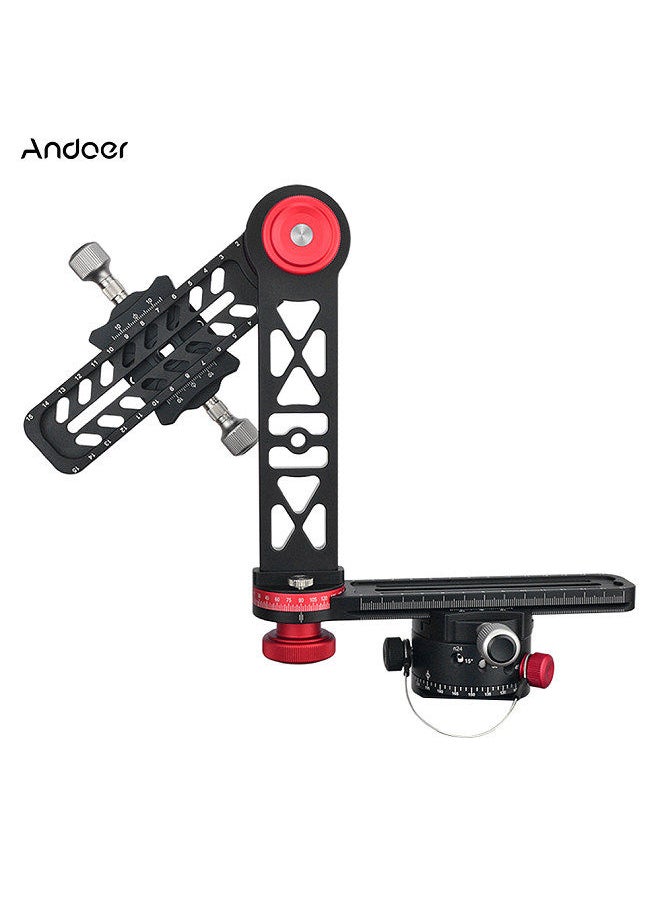 ANDOER - Andoer 720 Degree Panoramic Head Panoramic Support Stand Gimbal Tripod Ball Head Compatible with DSLR Camera Camcorder Max Load Capacity 10kg - Image 1